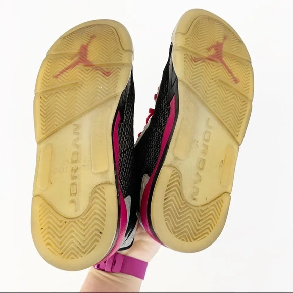 Nike Air Jordan Spike Forty Youth‎ 7 7Y Black Gray Fuchsia Sport 811121-009 - Picture 11 of 13